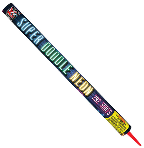 Super Doodle Neon Candle