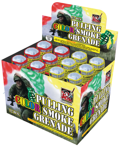 Pulling Smoke Grenade